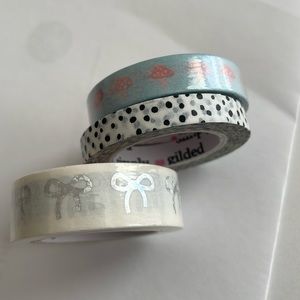 “Curated” Whimsical Washi Bundle (3): 2 NIP, 1 Used